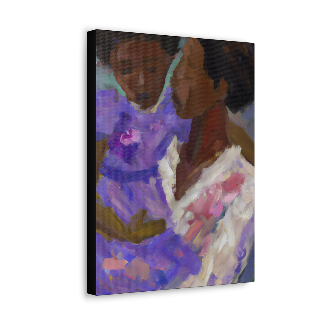 Lavender Mother, Canvas Wall Art Daughter Series