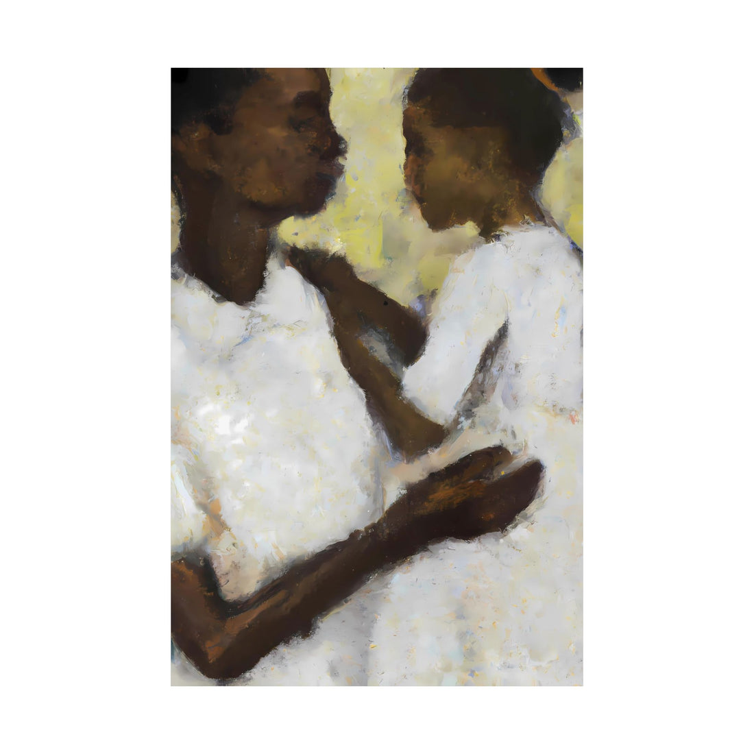 Ivory Mother, Daughter Series | Poster Print
