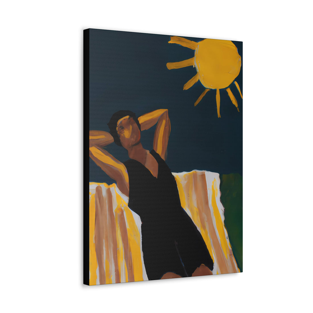 Lady in Black, Lounge Series CANVAS Gallery Wrap