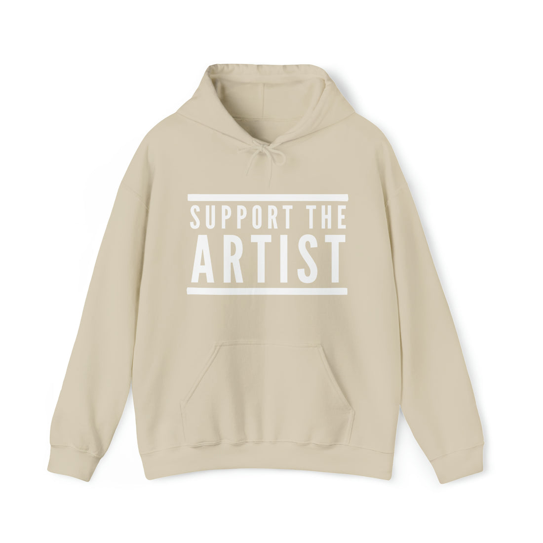 Support the Artist Hoodie, Unisex Heavy Hooded Sweatshirt