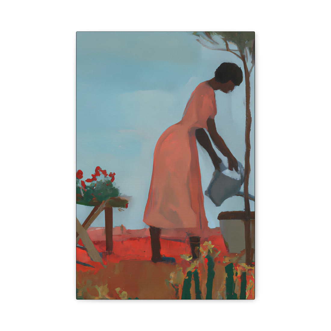 Watering, Land Series | Canvas Wall Art