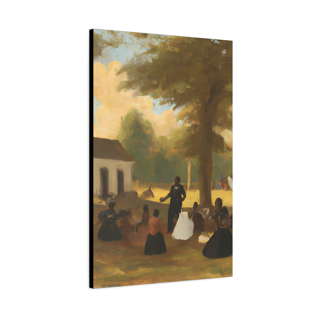 Gathering, Vintage Art Series | Canvas Wall Art