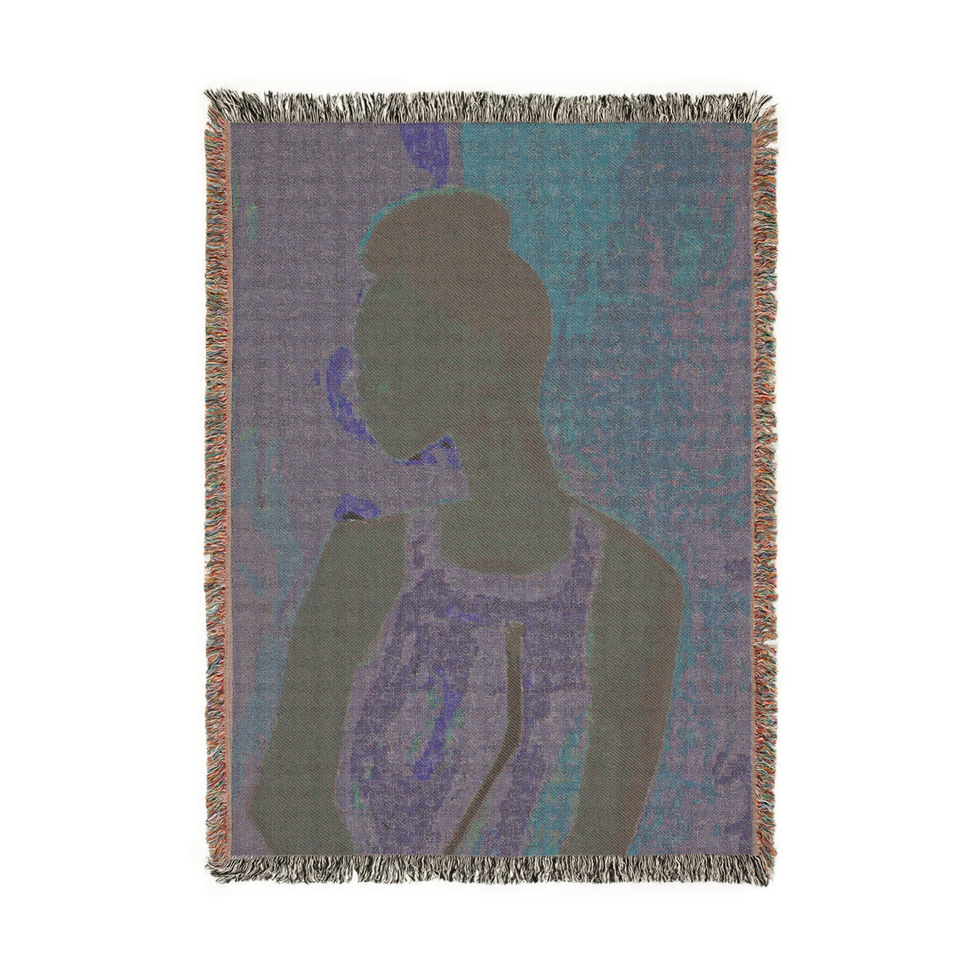 Contemplation, Artist Tapestry | Woven Throw Blanket