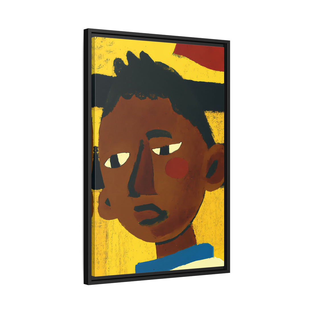 John, Folk Series | Framed Canvas Wall Art