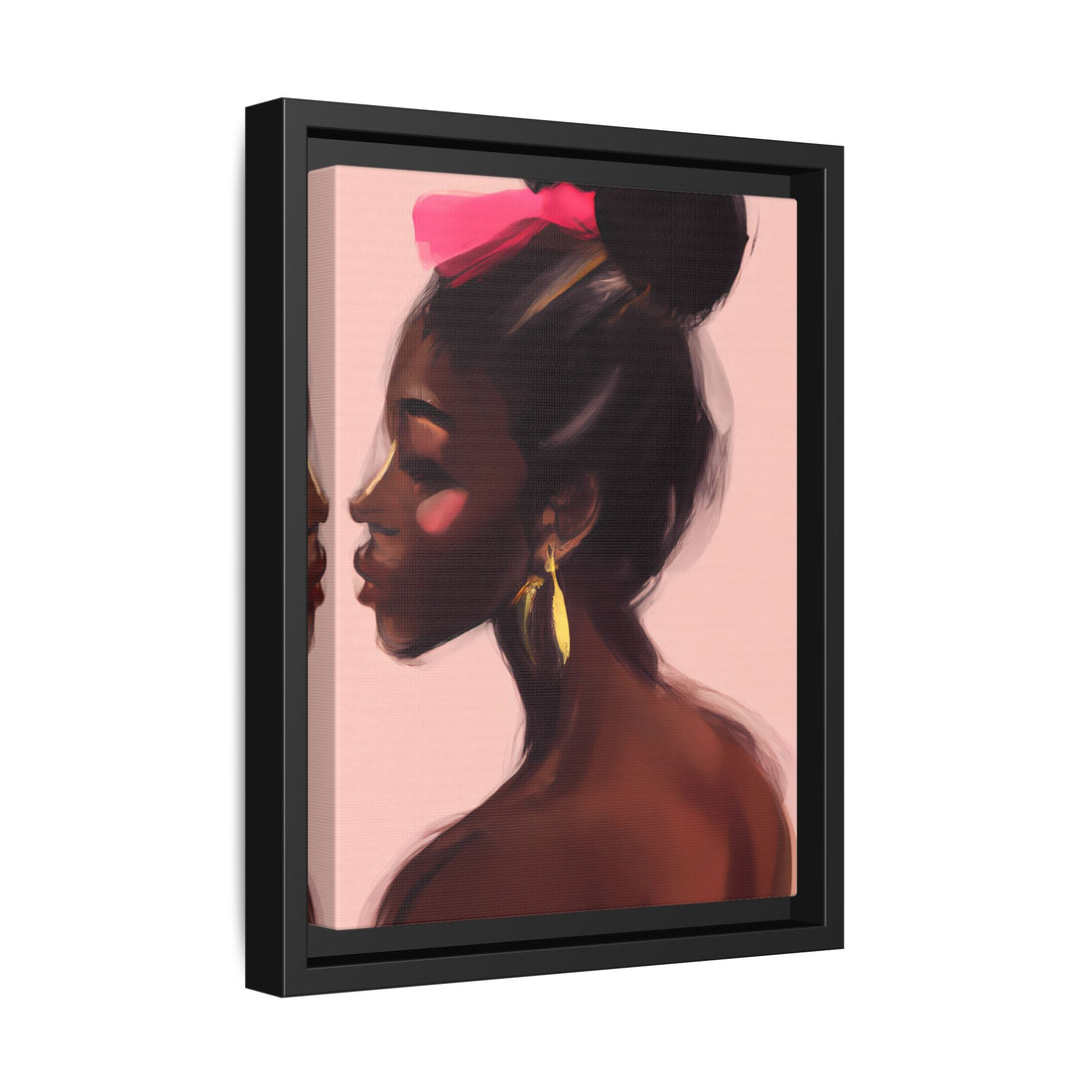 Dance Diva, Black Beauty | Framed Canvas Wall Art