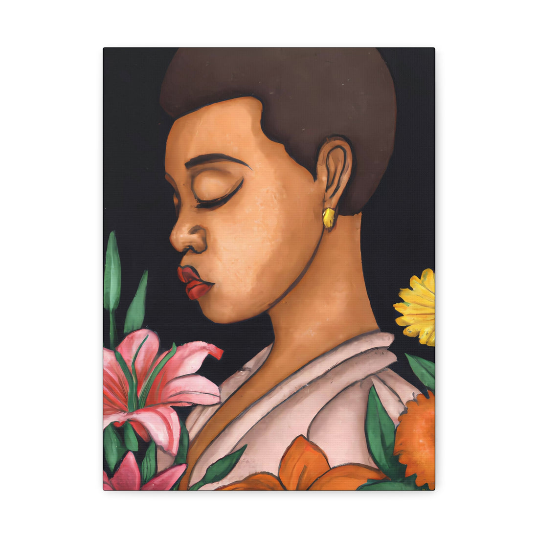 Afro, Beauty Series | Canvas Wall Art