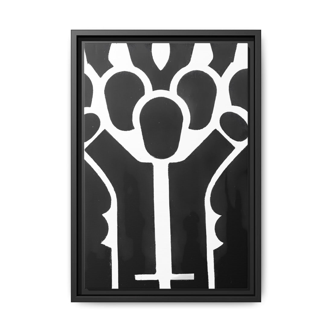 Hands Up, Fluid Series | Framed Canvas Wall Art