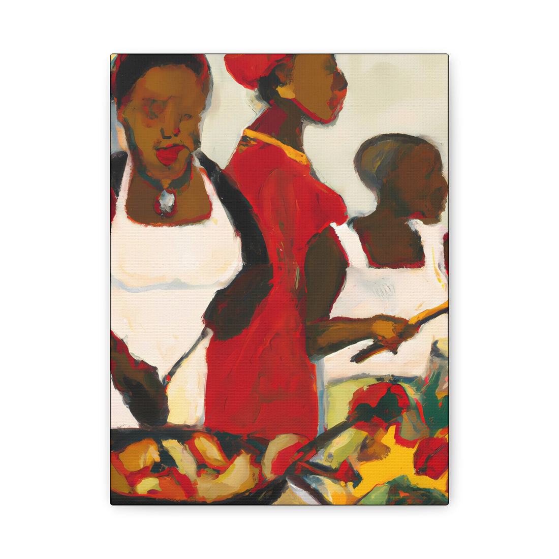 Lady in White, Lifestyle Series | Canvas Wall Art