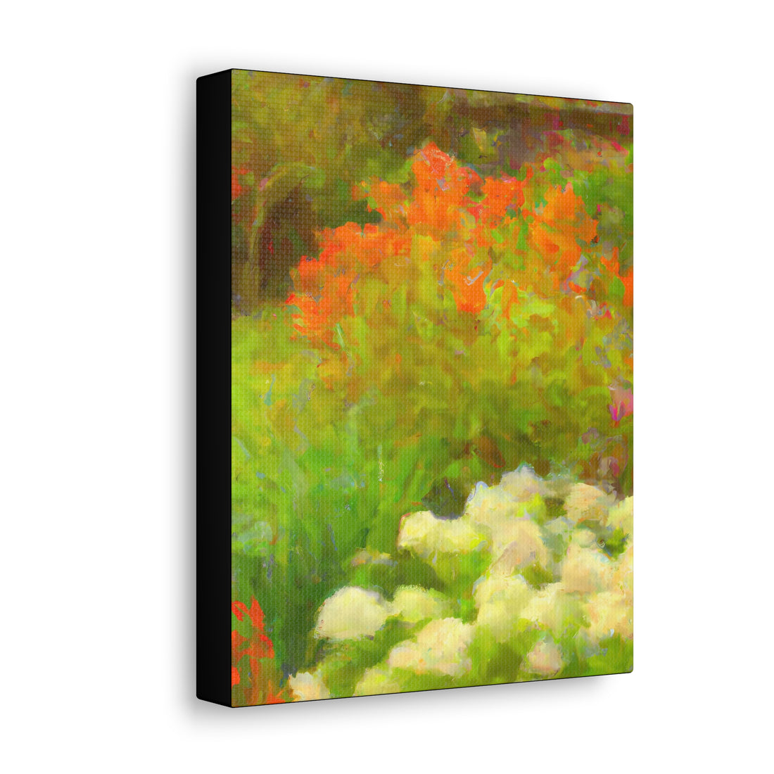 Orange Flowers, Cottage Series CANVAS wall art