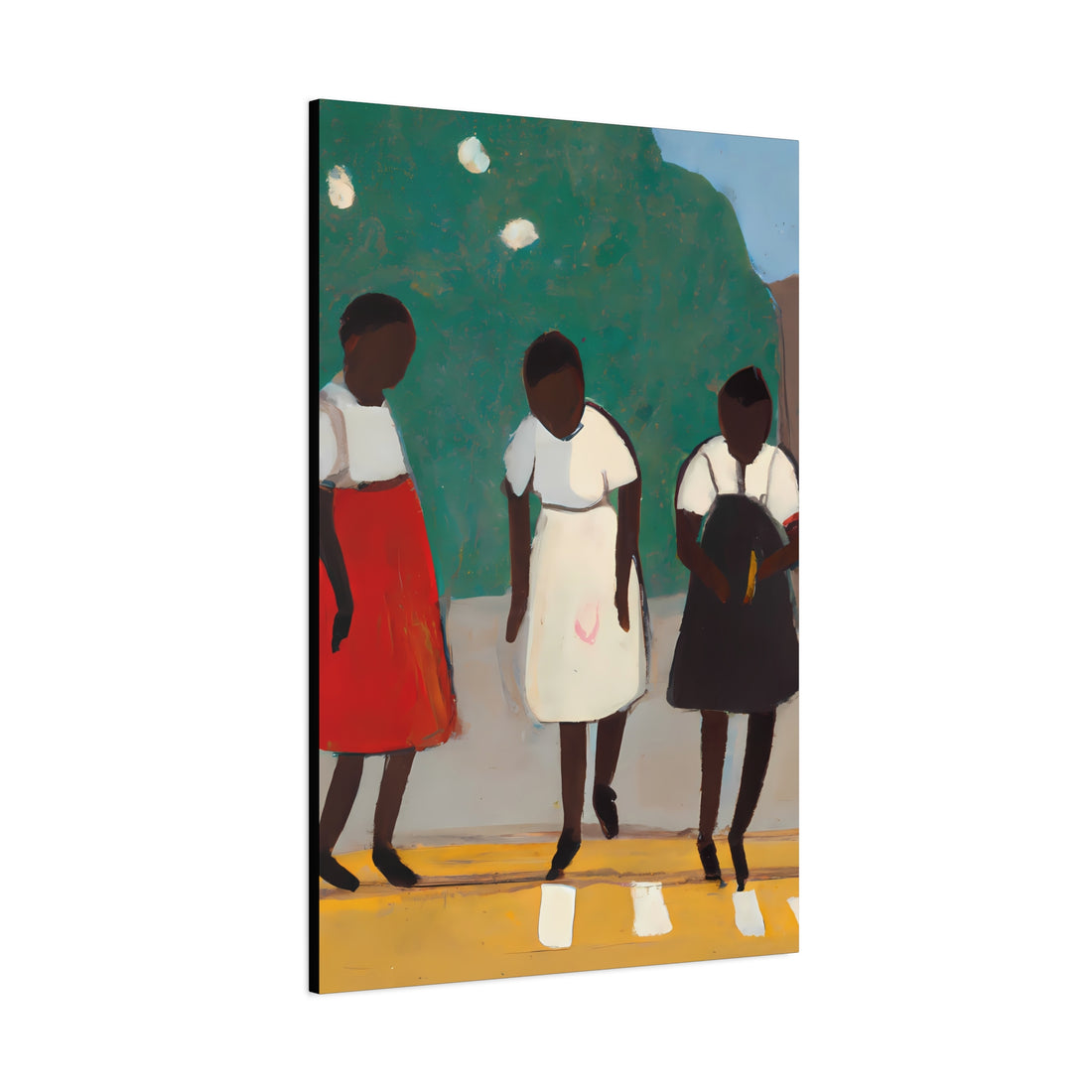 Hop, Folk Art Series, CANVAS wall art