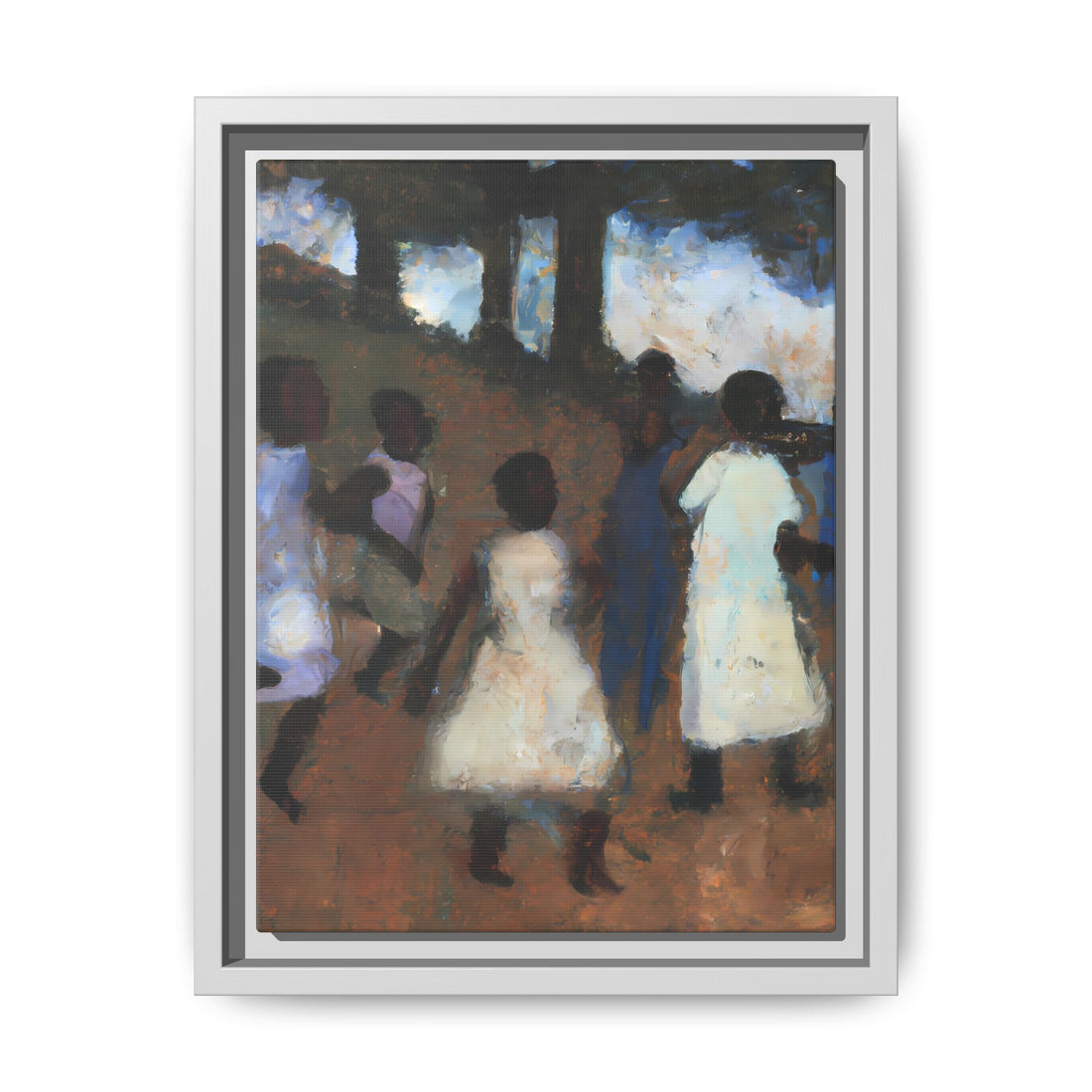 Childs Play, Vintage Art | Framed Canvas Wall Art