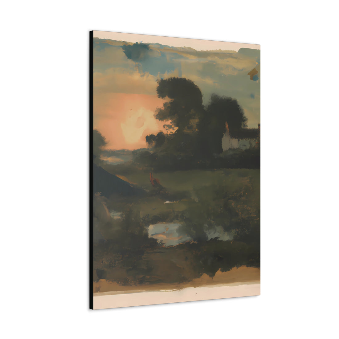 Sunset Glow, Landscape Art Series | Canvas Wall Art
