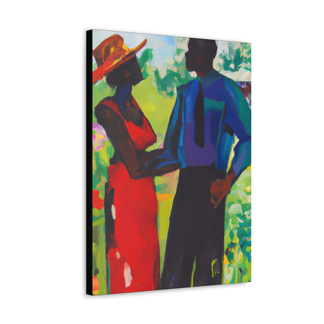 Red Hat, Black Love Series | CANVAS Gallery Wrap