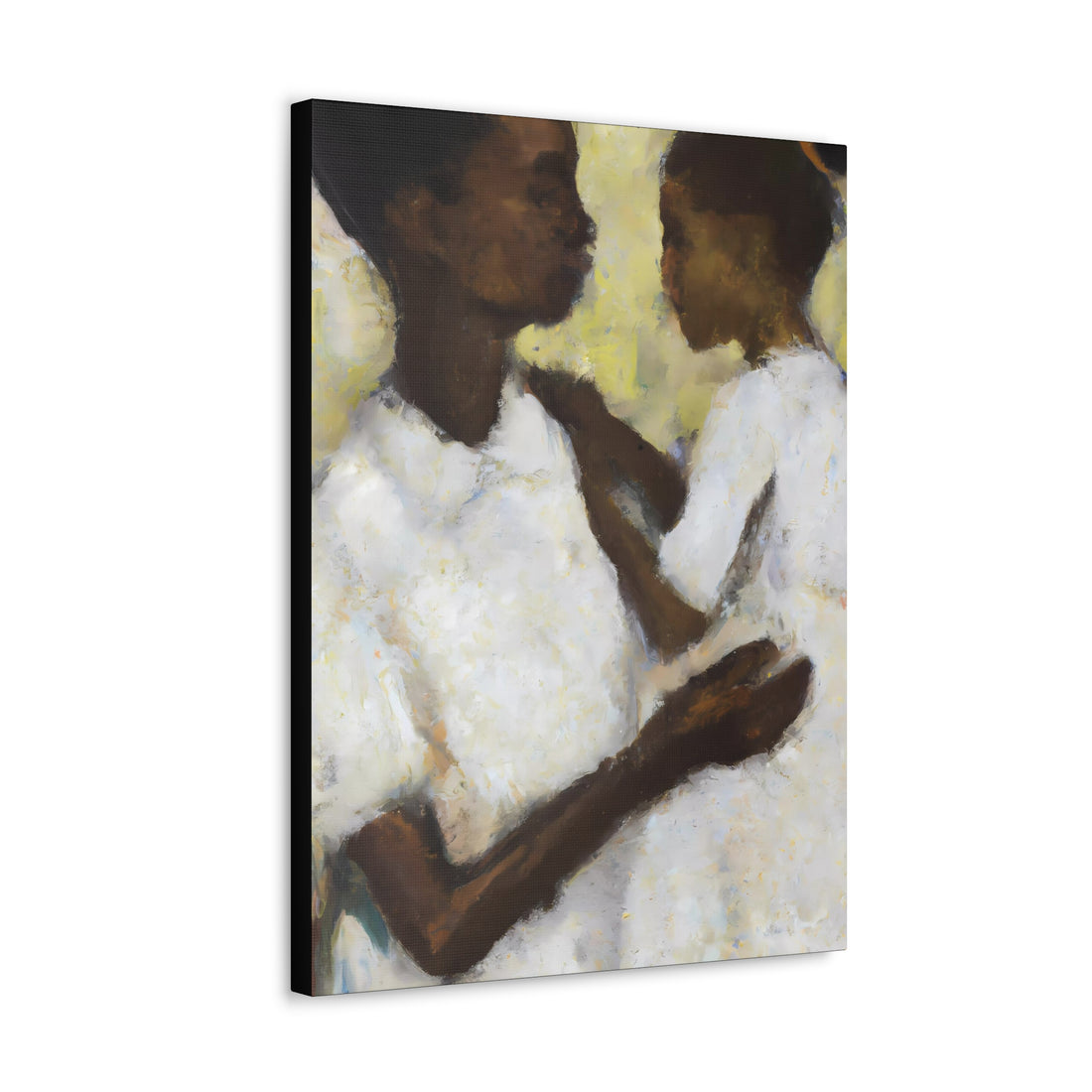 Ivory Mother, Canvas Wall Art Daughter Series