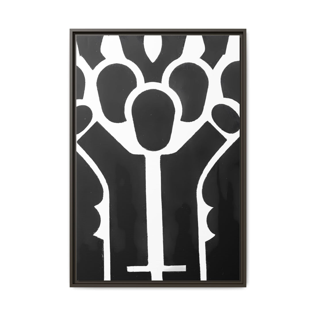 Hands Up, Fluid Series | Framed Canvas Wall Art