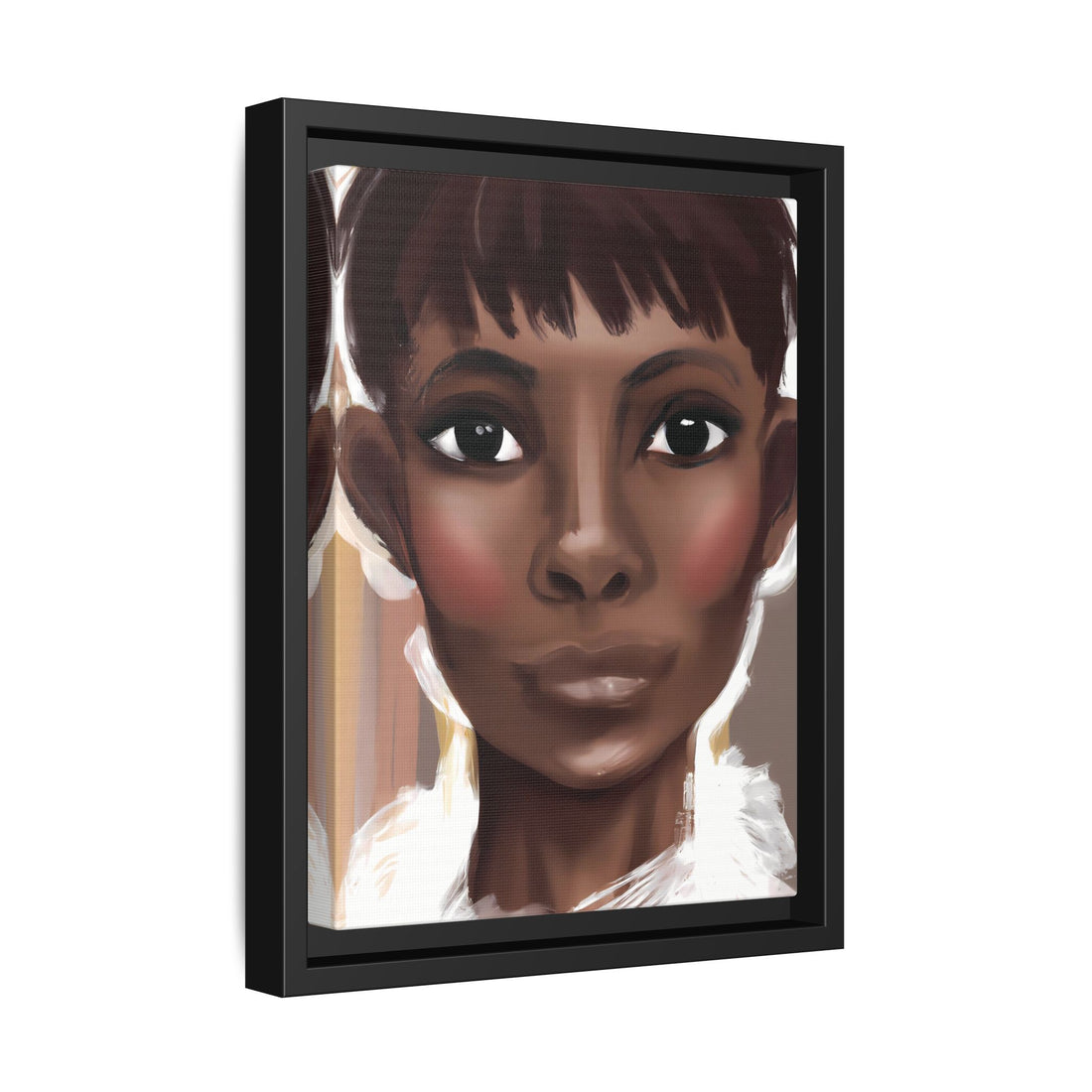 Pixie Diva, Black Beauty Series | Framed Canvas Wall Art
