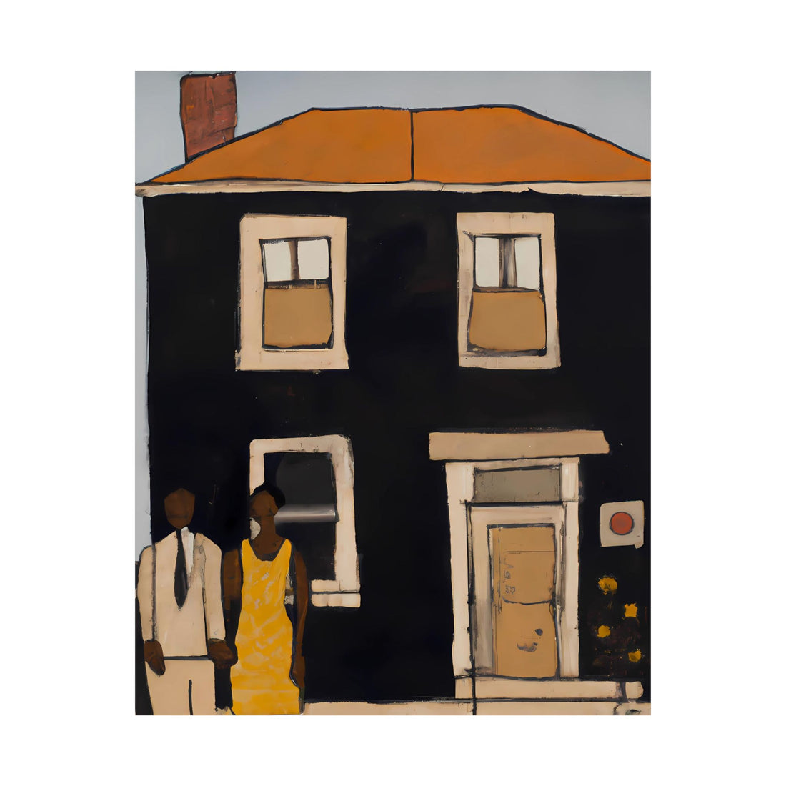 Family Home, Folk Series | Poster Print