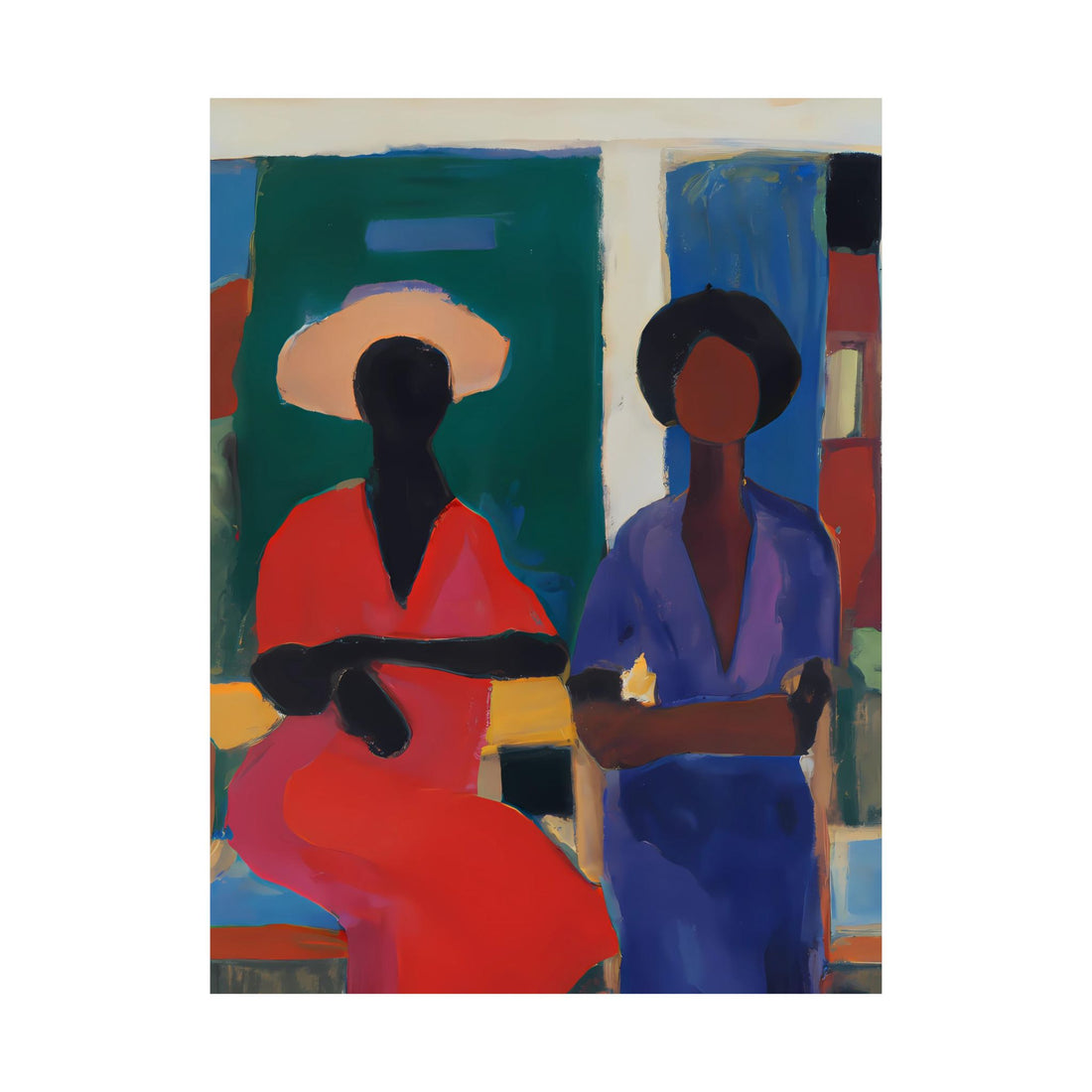 Red Friend, Lounge Series | Poster Print