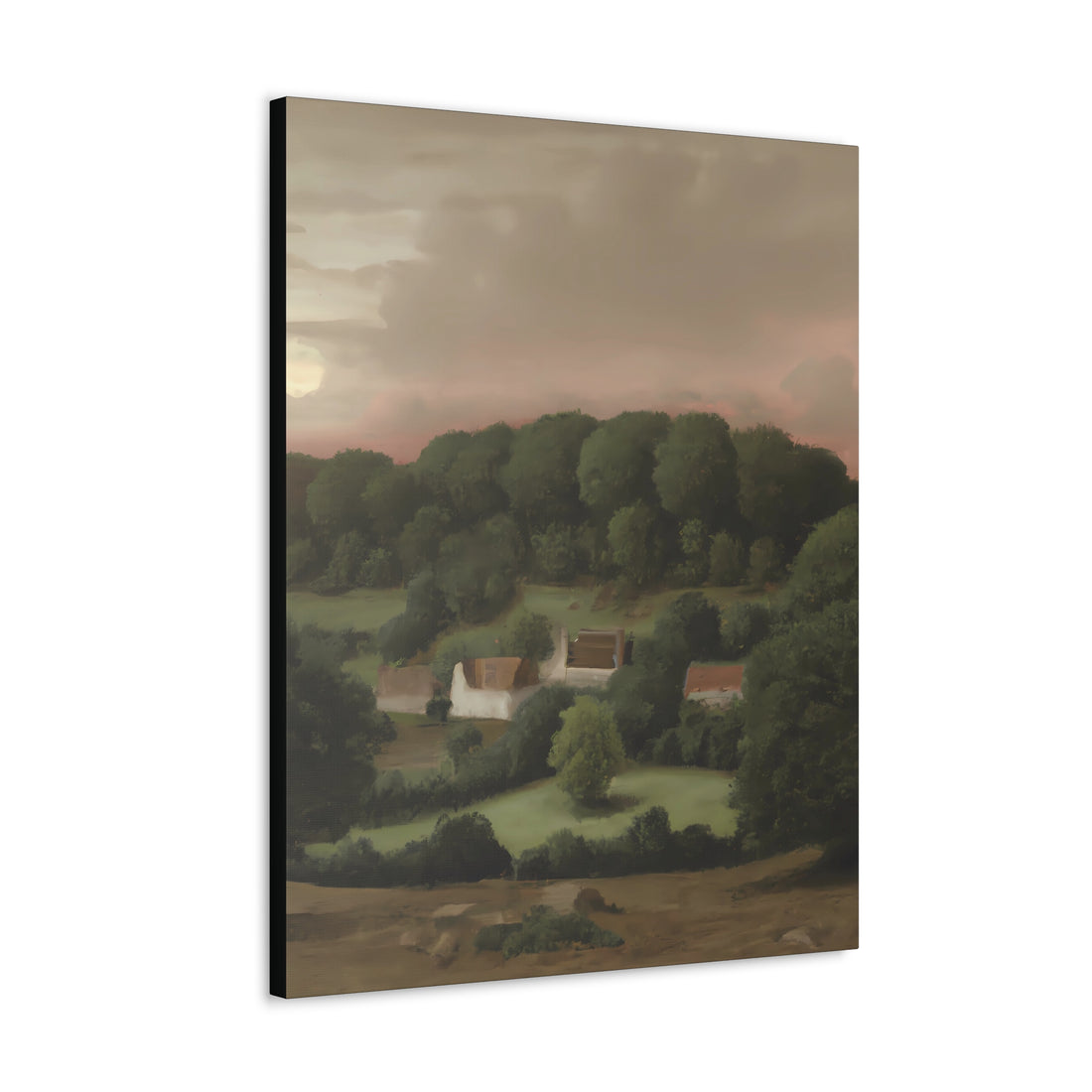 Hillside, Landscape Art Series | Canvas Wall Art