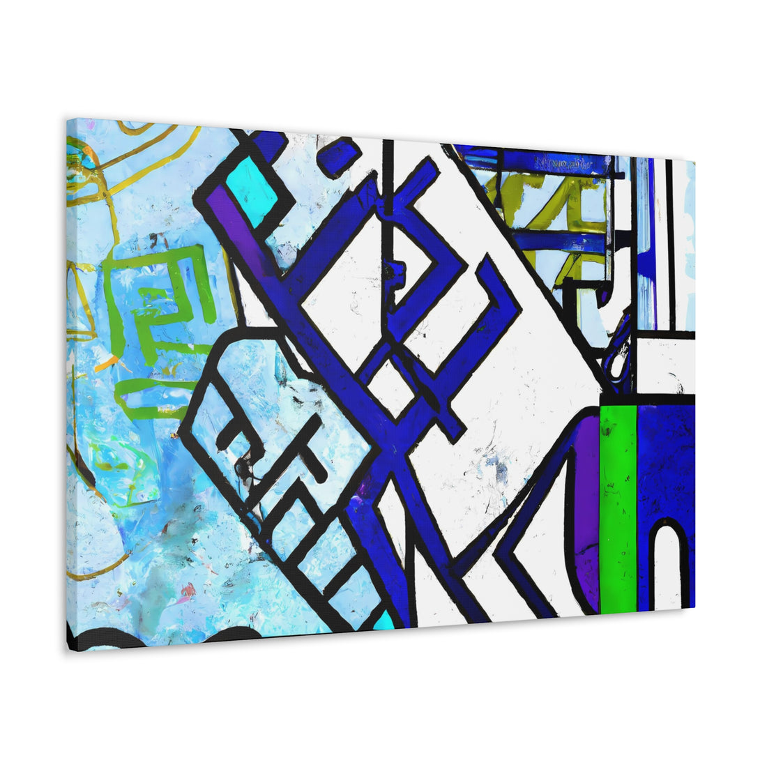 Land Plot, Graffiti Series | Horizontal Wall Art