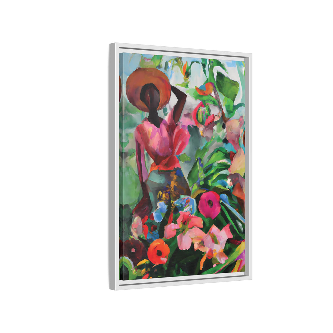 Wild Flowers, Garden Series | Framed Canvas Wall Artt