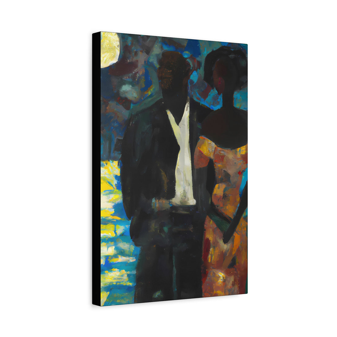 MoonLight, Black Love Series | CANVAS wall art