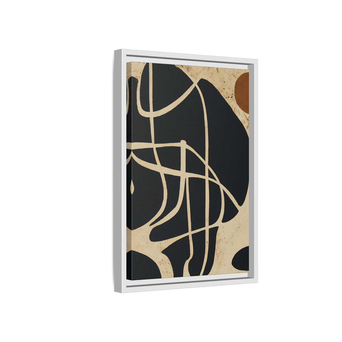 Risen Modern Art, Fluid Series | Framed Canvas Wall Art