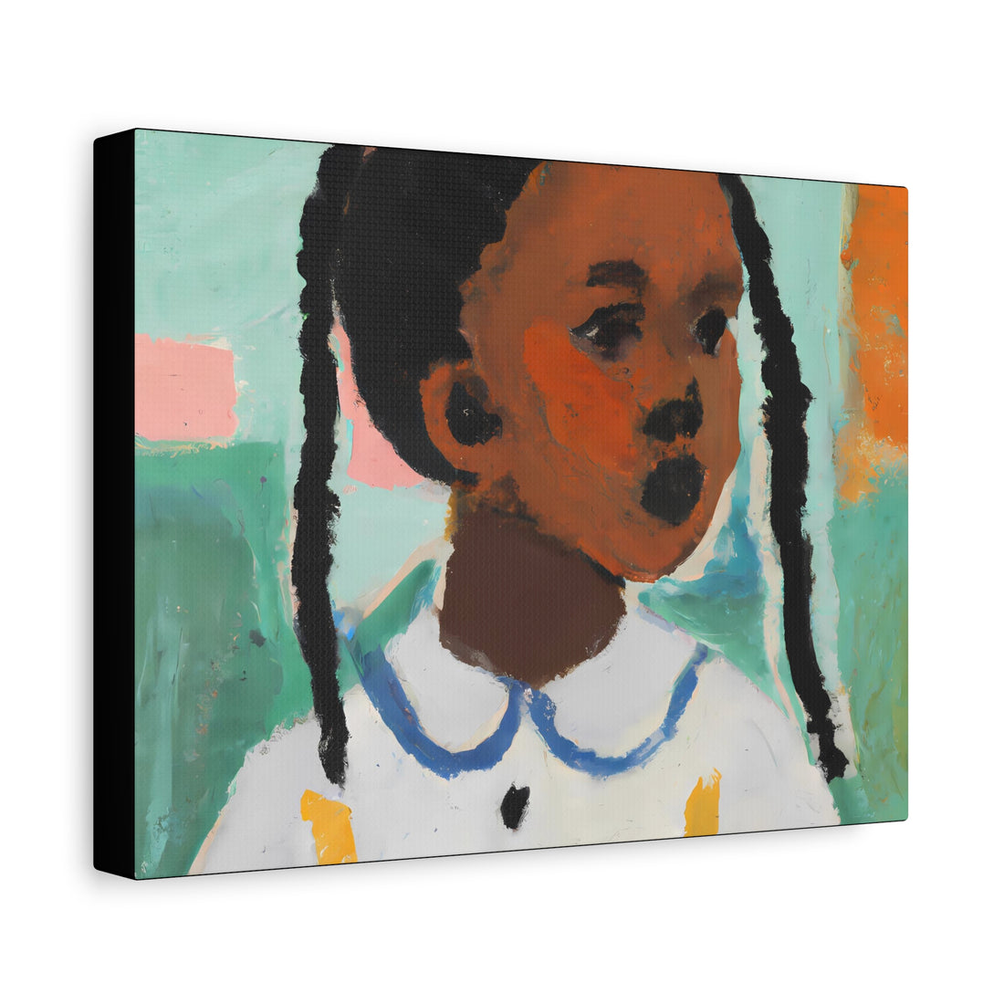 Pig Tails, Over the Sofa | Large CANVAS Wall Art