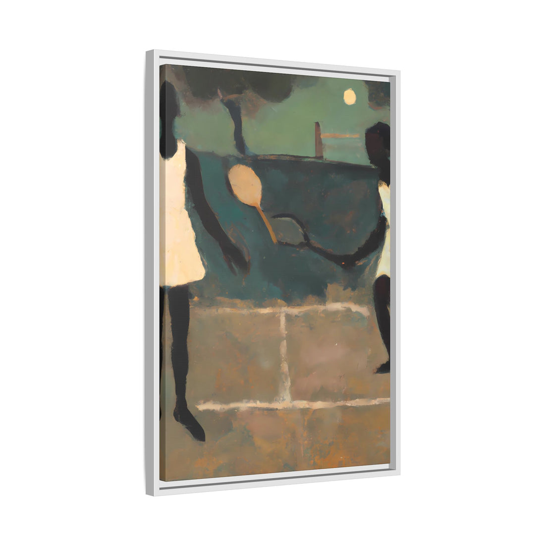 Doubles, Folk Series | Framed Canvas Art