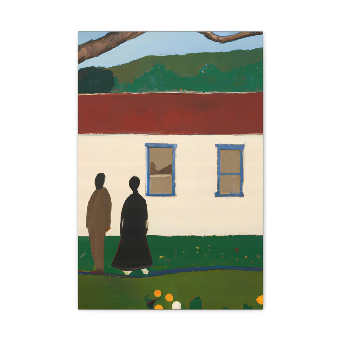 Country Home Folk Art Series, CANVAS wall art