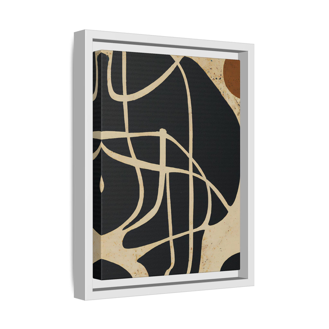 Risen Modern Art, Fluid Series | Framed Canvas Wall Art