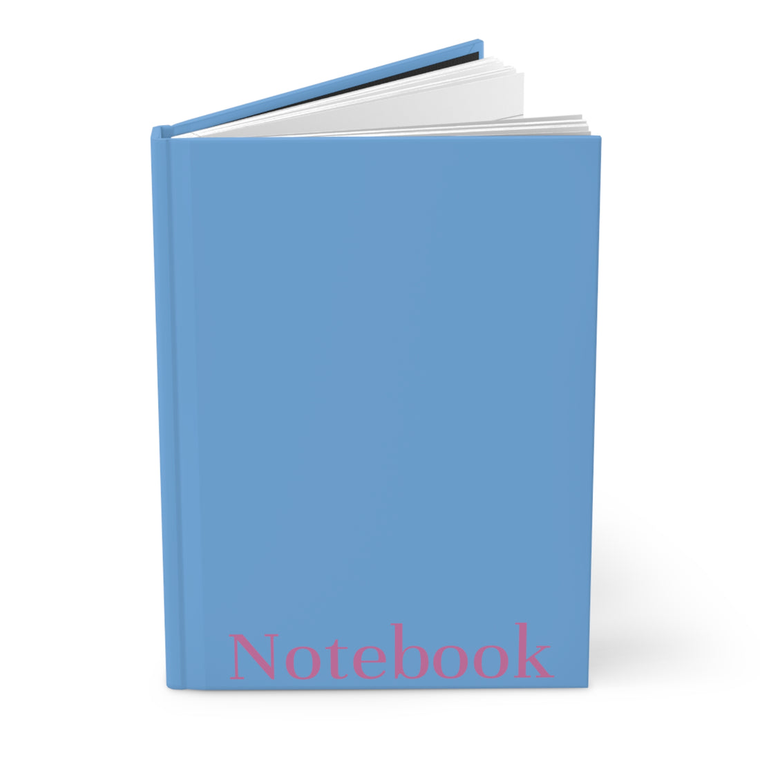 Blue and Pink Notebook, Matte Hardcover Journal