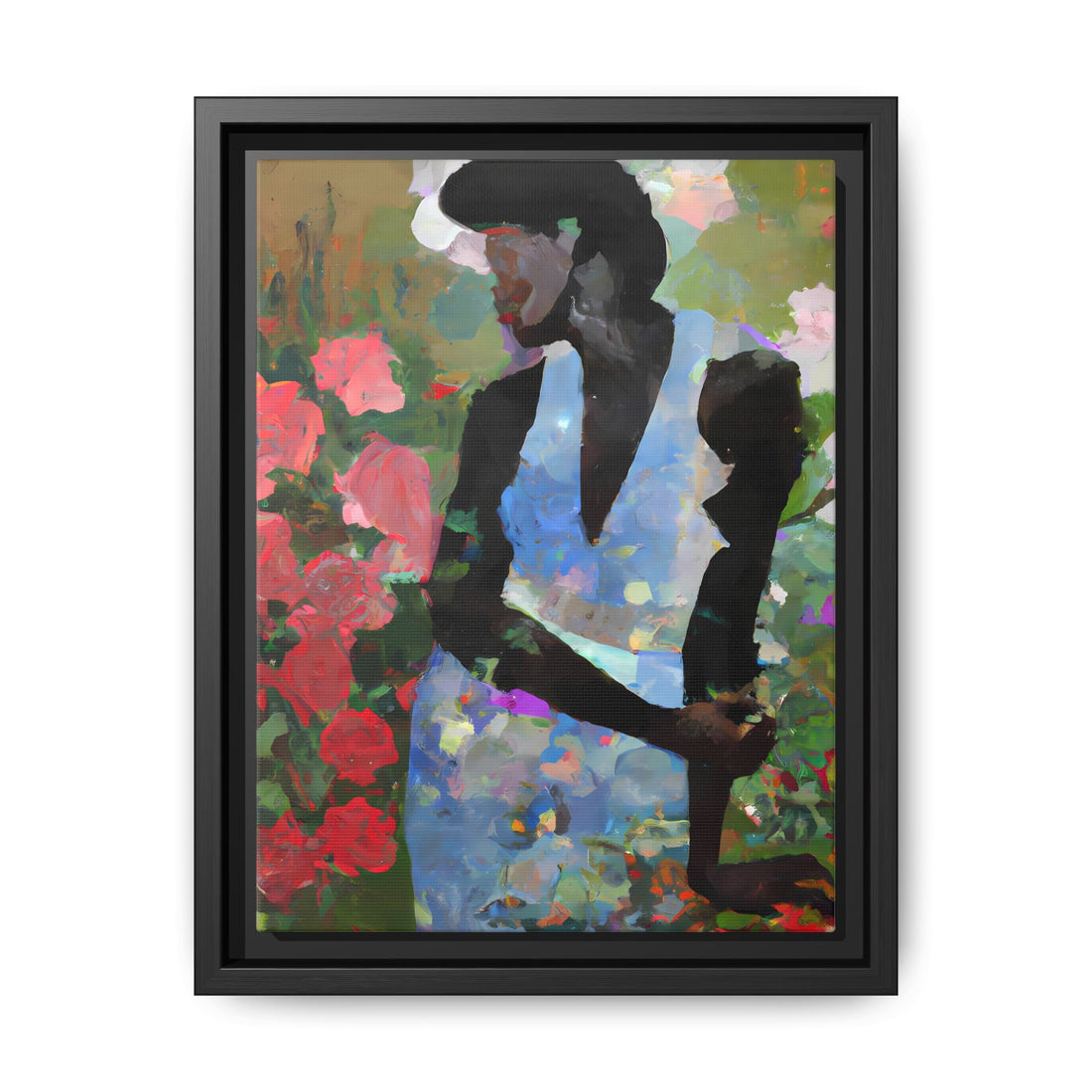 Portraiture, Garden Series | Framed Canvas Wall Art