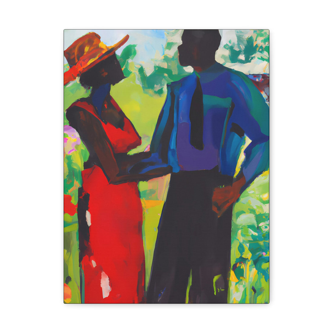 Red Hat, Black Love Series | CANVAS Gallery Wrap