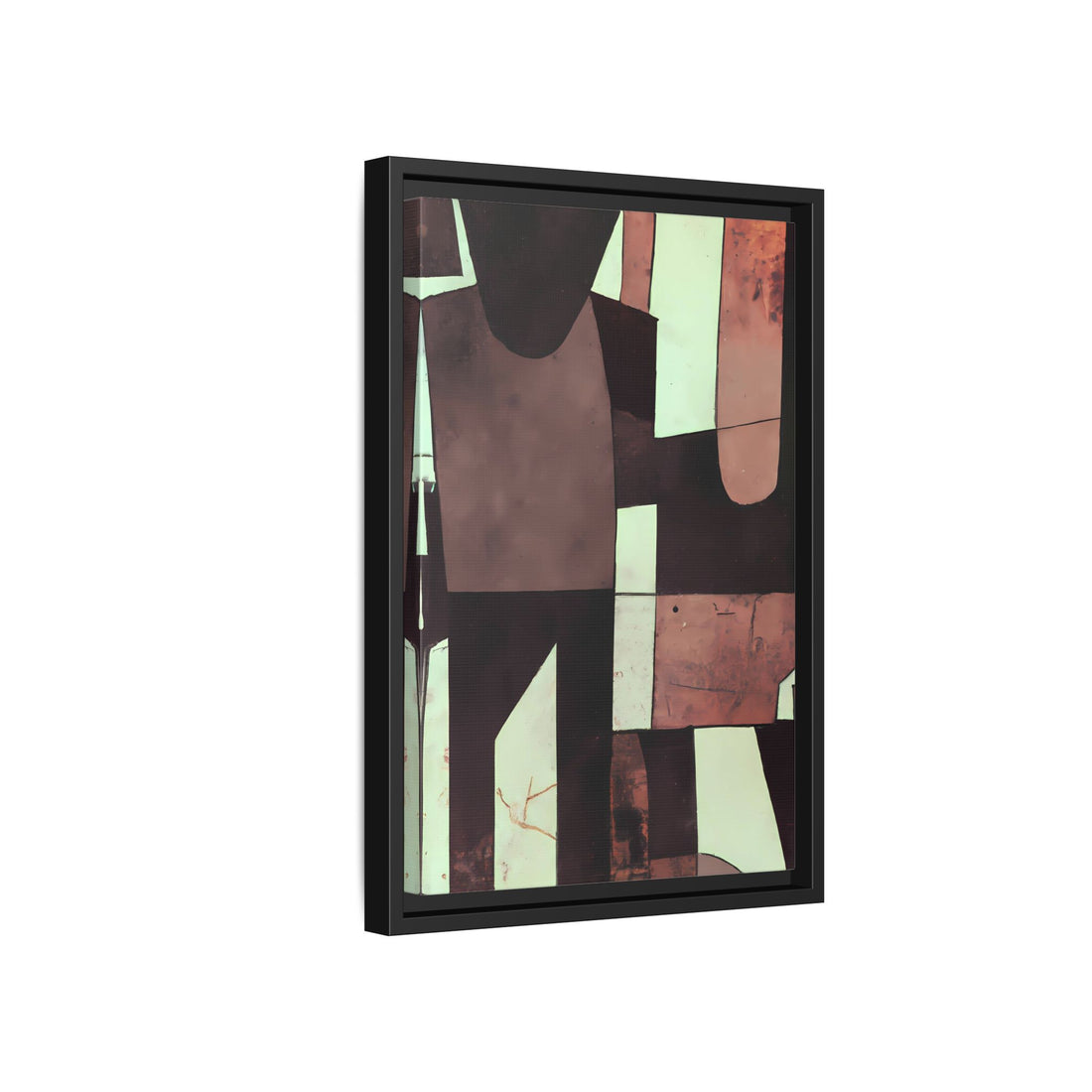 Partnership, Fluid Series | Framed Canvas Wall Art