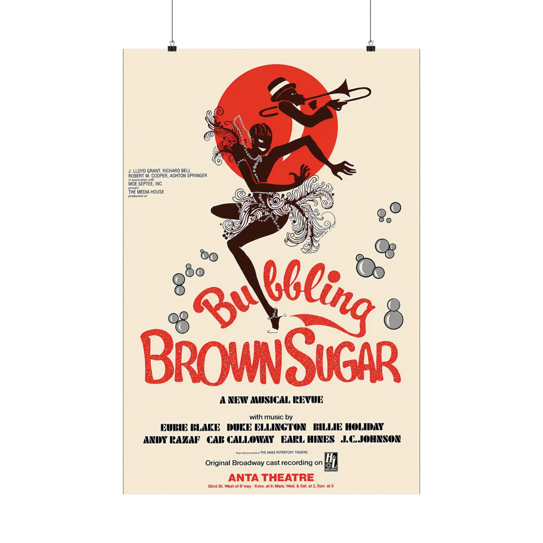 Bubbling Brown Sugar Vintage Print, Restored Giclee Art Poster