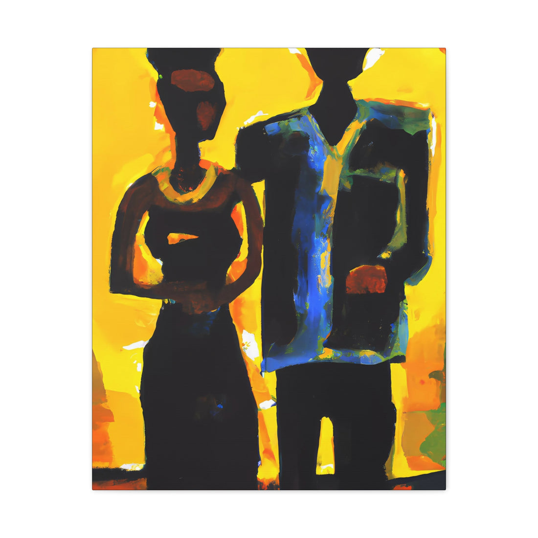 Evening Out, Black Love Series | CANVAS Gallery Wrap