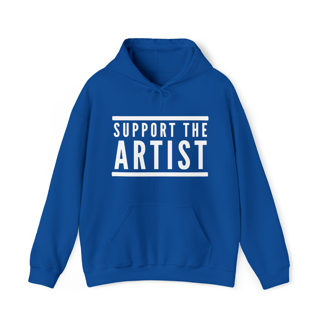 Support the Artist Hoodie, Unisex Heavy Hooded Sweatshirt