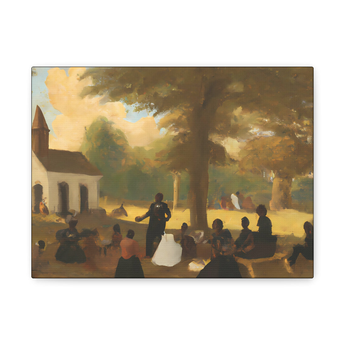 Gathering, Over the Sofa | Horizontal CANVAS Art