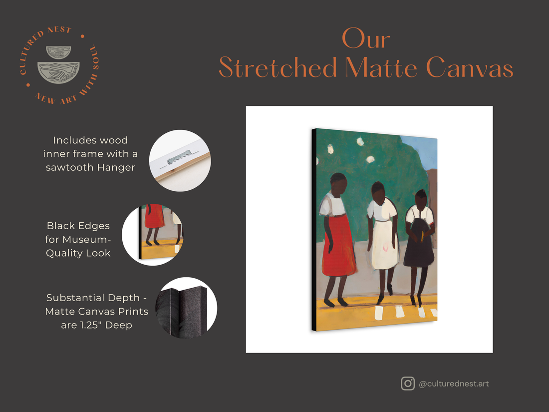 Juneteenth, Contrast Series | Canvas Wall Art