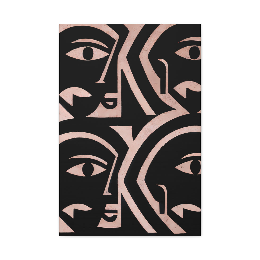 Profile, Contrast Series | Canvas Wall Art