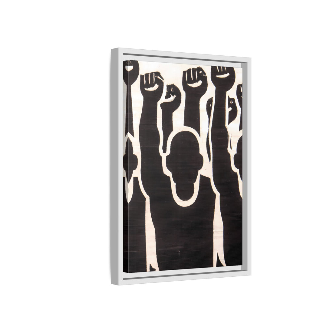 Hands Up 2, Abstract Series | Framed Canvas Wall Art