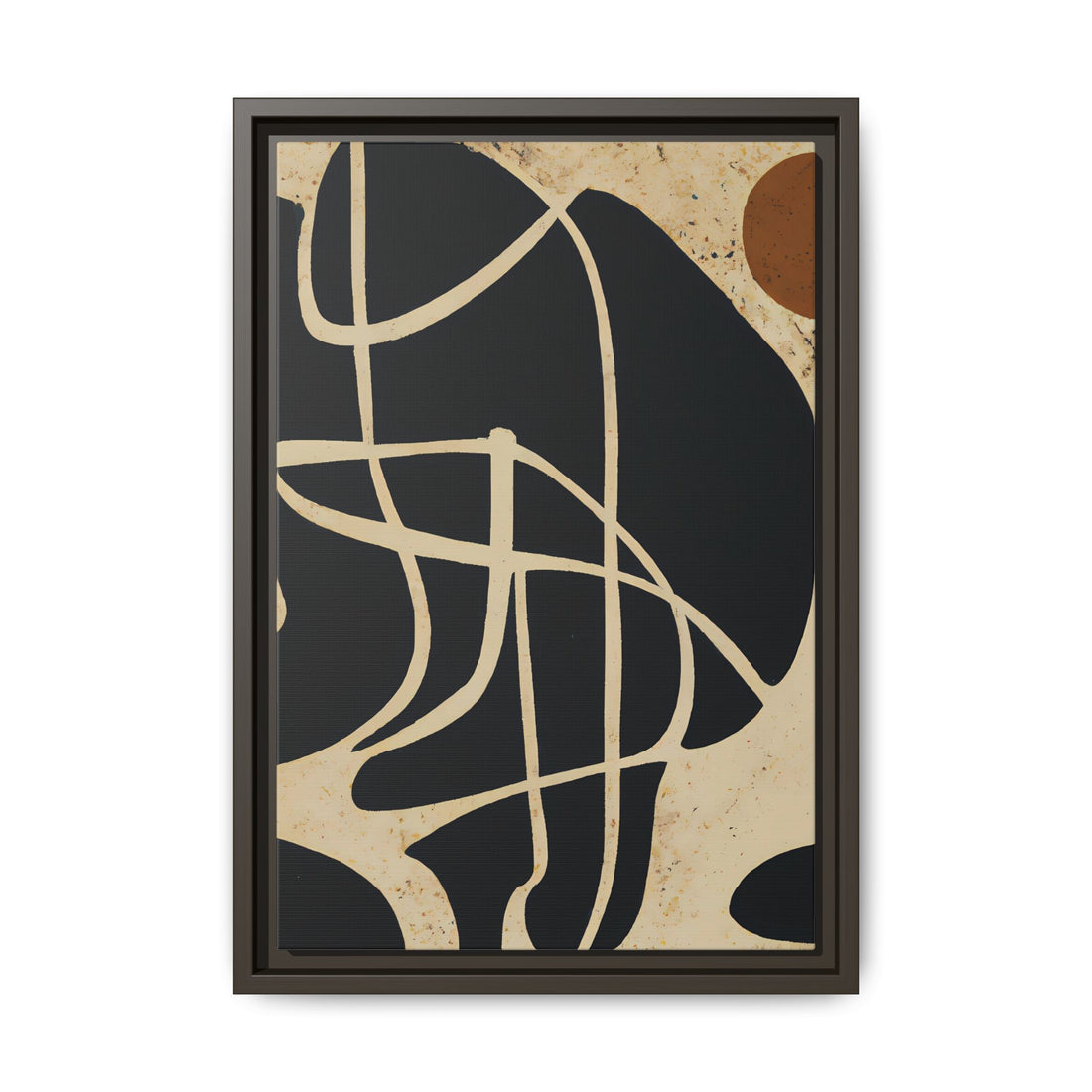 Risen Modern Art, Fluid Series | Framed Canvas Wall Art