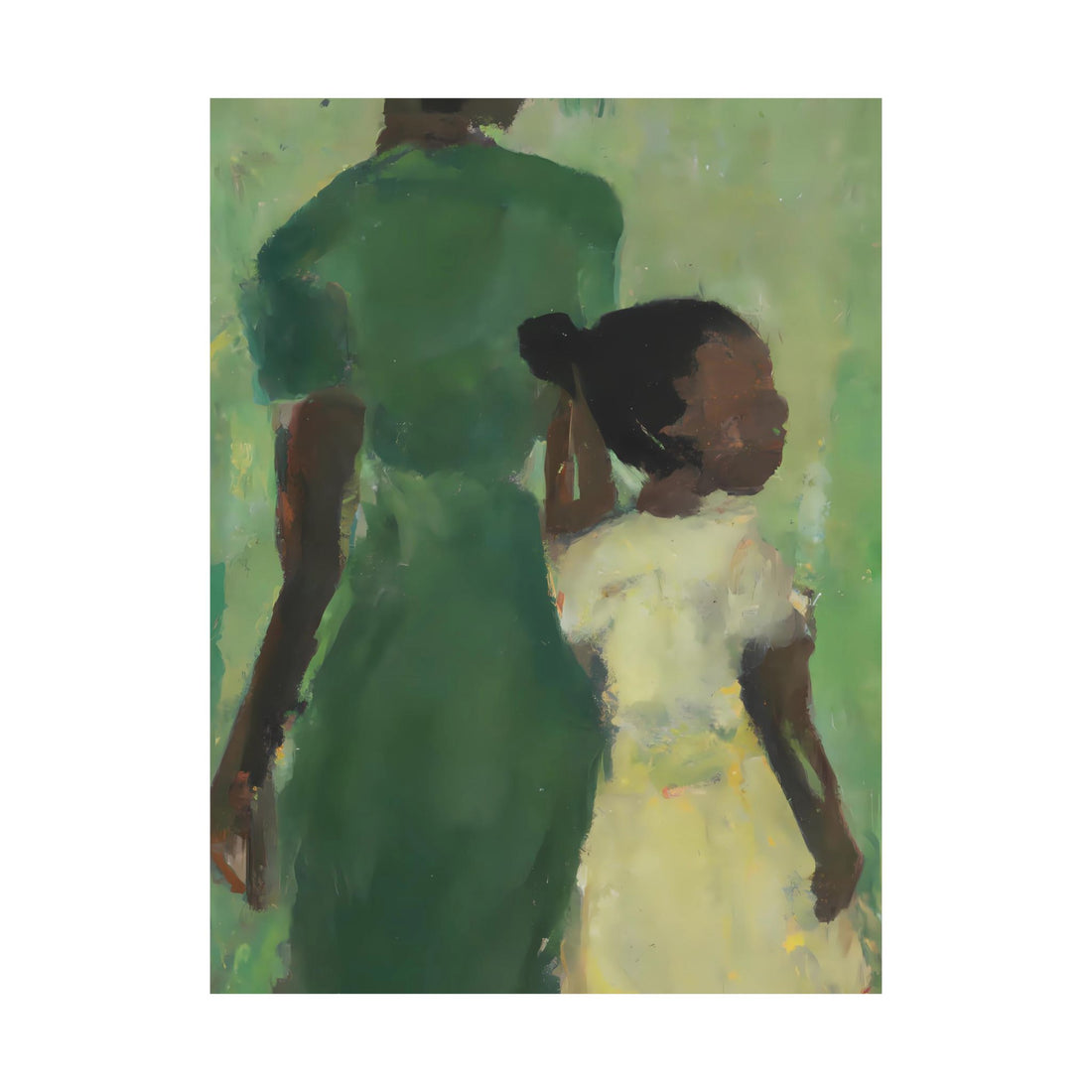 Green Mother, Daughter Series | Poster Print