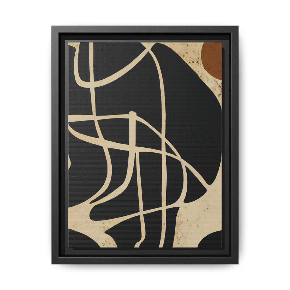 Risen Modern Art, Fluid Series | Framed Canvas Wall Art