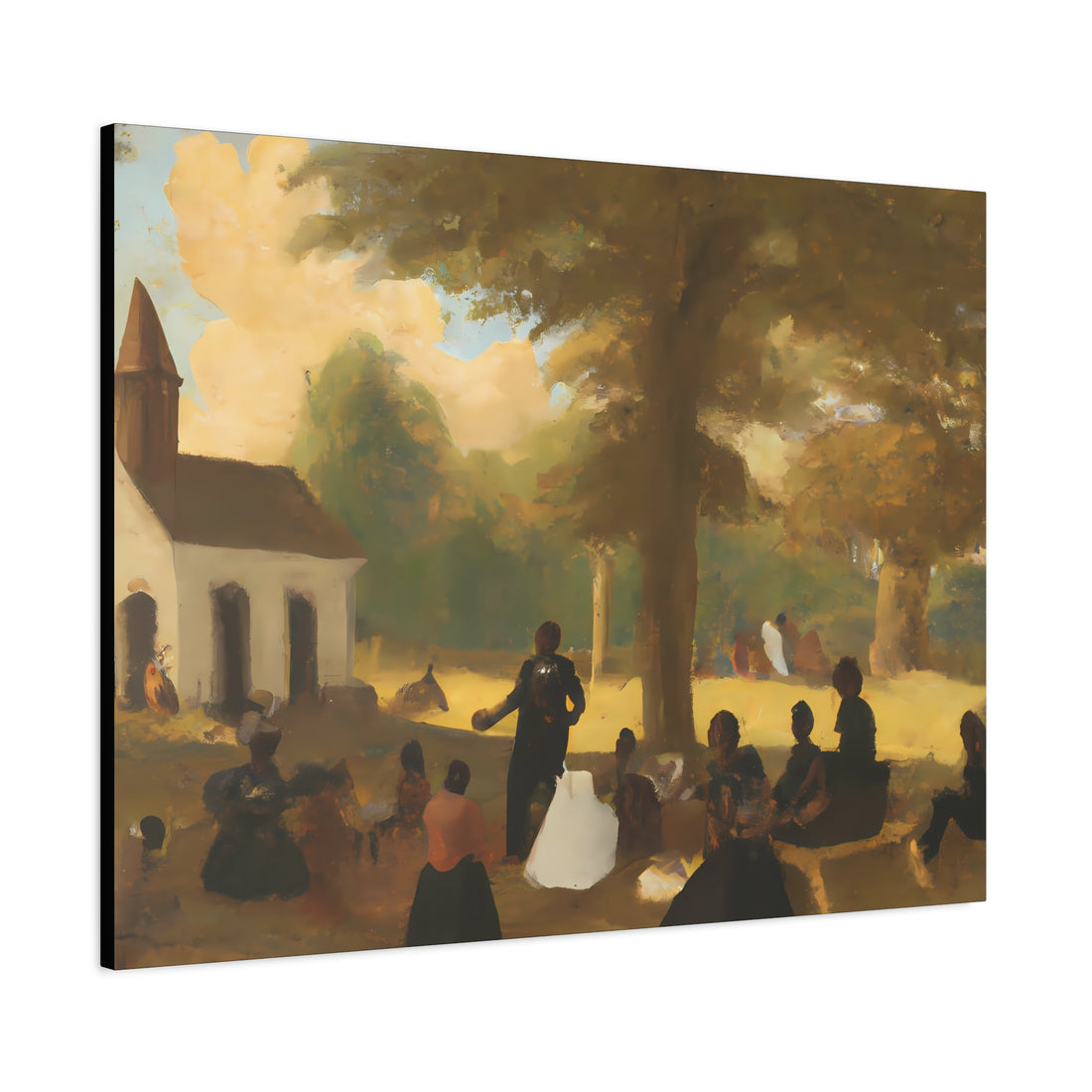Gathering, Over the Sofa | Horizontal CANVAS Art