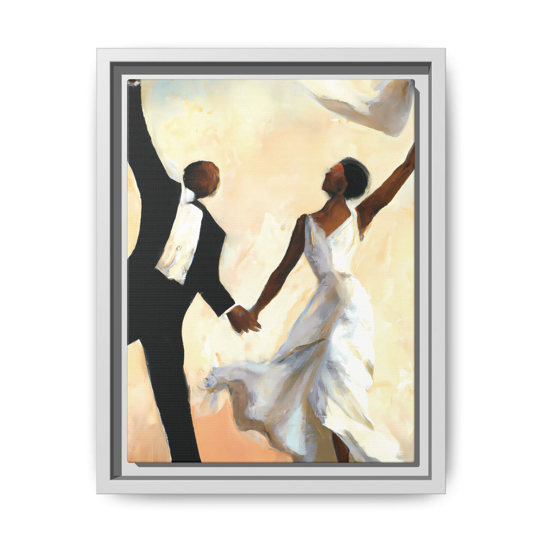 Wedding Day, Vintage Series, Framed Canvas Wall Art