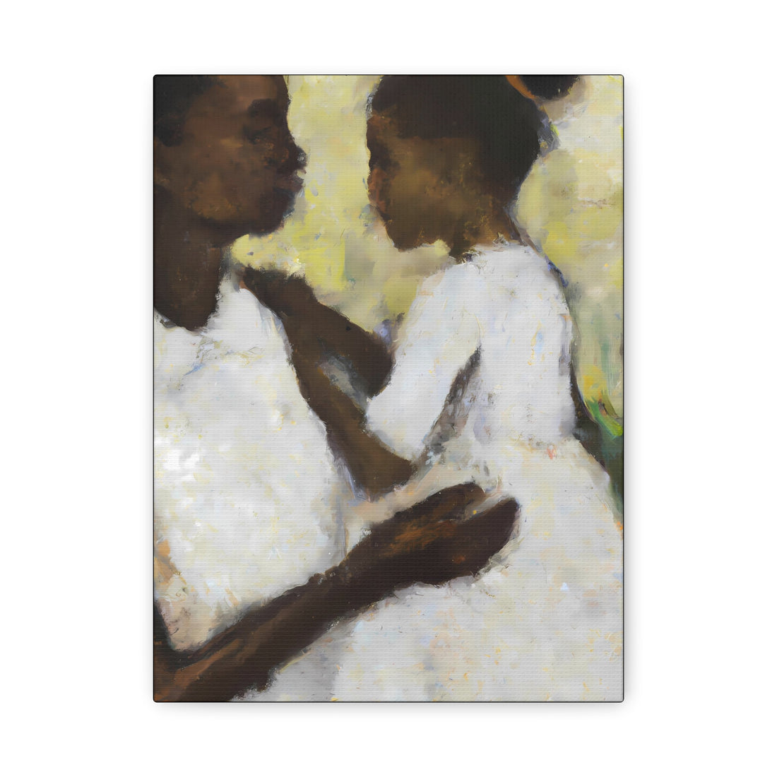 Ivory Mother, Canvas Wall Art Daughter Series