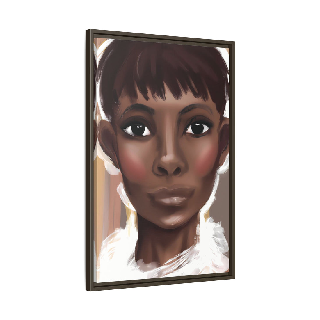 Pixie Diva, Black Beauty Series | Framed Canvas Wall Art