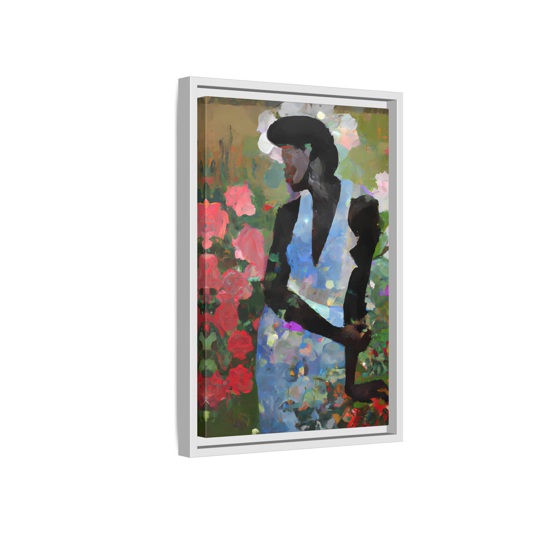 Portraiture, Garden Series | Framed Canvas Wall Art